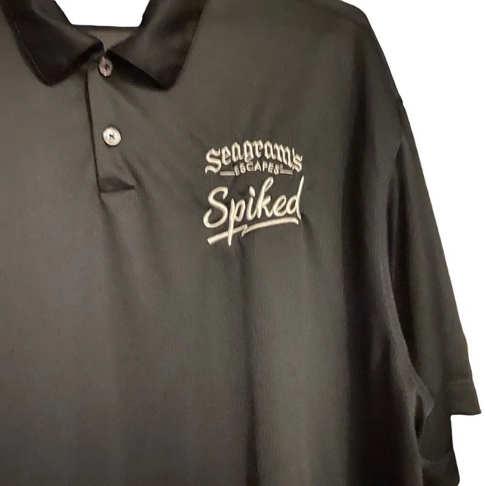 Black Nike Mens Golf Polo Size L